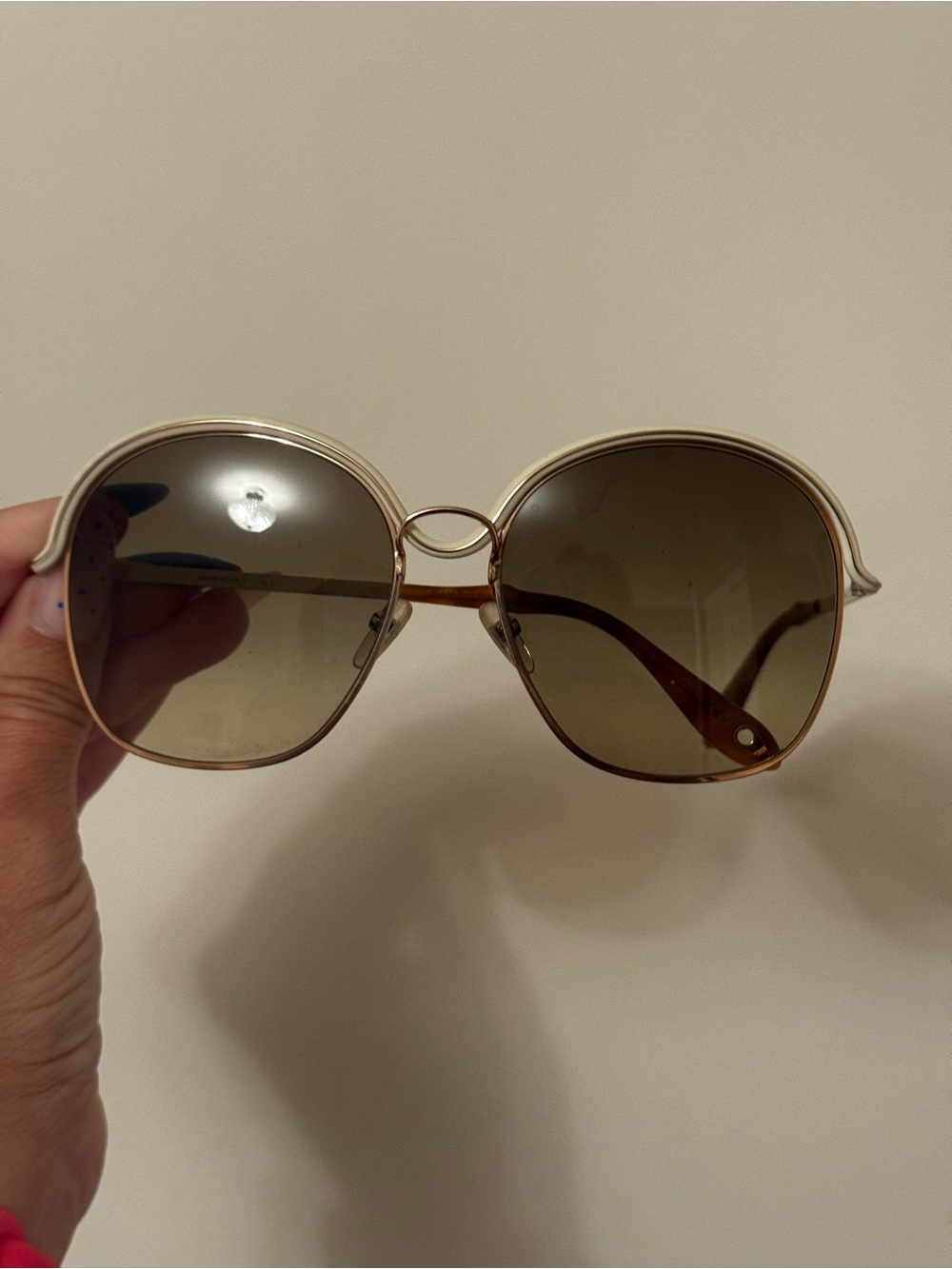 Givenchy Women's Round Metal Frame Sunglasses - Brown Lenses